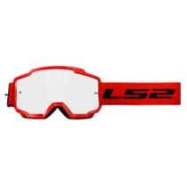 Óculos Motocross Cross LS2 Vermelho Charger Trilha