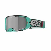 Óculos Motocross EKS Brand Lucid Lente XDO Espelhada Prata Cor Azul Turquesa Óculos Motocross EKS Brand Lucid Lente XDO Espelhada Prata Cor Azul Turquesa