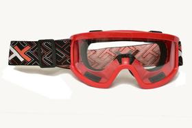 Oculos motocross trilha mattos racing mx cristal vermelho