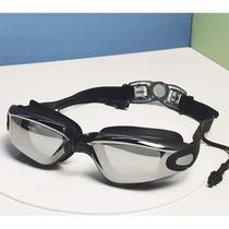 Óculos Natação Adulto Profissional Lentes Transparentes e Espelhado Feminino e Masculino Proteção UV