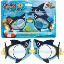 Oculos Natação Mergulho Infantil Tubarão Ajustável Regulavel