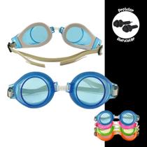 Óculos Natação Mergulho Praia Piscina Juvenil Criança Protetor Auricular 927