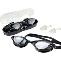 Óculos Natação Profissional Anti-Embaçante + Protetor Ouvido