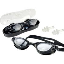 Oculos Natacao Profissional Mor Anti Embaçante com Protetor de Ouvido Inclusa