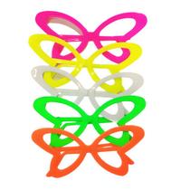 Óculos Neon Borboleta - Pacote com 10 unidades