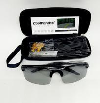 Óculos (NIGHT VISION) CoolPandas - Proteção UV 400, Antirreflexos, Polarizado, Fotocrômico