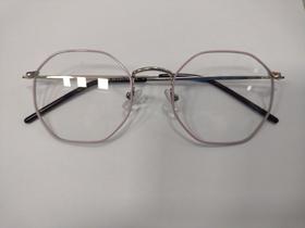 Óculos Octagonal Prata com Rosé Óculos Octagonal Prata com Rosé