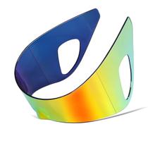 Óculos: óculos futuristas de grandes dimensões Shield Rainbow Visor