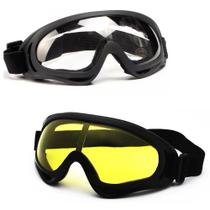 Óculos Paintball Escalada Moto Esqui Jet Ski Kit 2 Unidades - ESPORTIVO