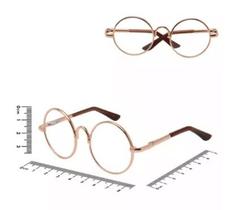 Óculos para Amigurumi 8,5x3,5mm - Ref. 455466 - Cor 70 Dourado - Círculo Óculos para Amigurumi 8,5x3,5mm - Ref. 455466 - Cor 70 Dourado - Círculo