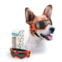 Óculos para cães Óculos de sol PETLESO com proteção UV para cães de médio porte Óculos para cães Óculos de sol PETLESO com proteção UV para cães de médio porte