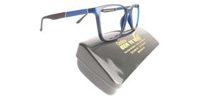 Óculos para Grau Flávio Masculino Fosco-Azul