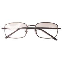 Óculos Para Leitura Com Grau clássico retangular metal +1 até +4 modelo novo msg-3