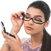 Óculos Para Maquiagem Auto Make Com Grau De + 1.5 a 3.5 Gira Lente
