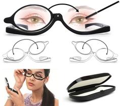 Óculos Para Maquiagem Com Grau +2.0 Gira Lente Com Estojo - Import