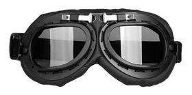 Óculos para motociclista Vintage aviador capacete aberto