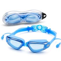 Óculos Para Natação Adulto Com Estojo Protetor De Ouvido Lentes Policarbonato Óculos Para Natação Adulto Com Estojo Protetor De Ouvido Lentes Policarbonato
