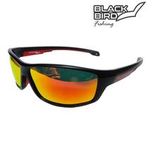 Oculos polarizado black bird tr 19022 c/vermelho