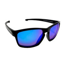 Óculos Polarizado Dark Vision CF509 Casual Lente Interna Marrom/Azul Espelhado Armação Preta - Yara Óculos Polarizado Dark Vision CF509 Casual Lente Interna Marrom/Azul Espelhado Armação Preta - Yara