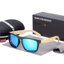 óculos polarizados masculinos Square Bamboo proteção uv400 óculos polarizados masculinos Square Bamboo proteção uv400