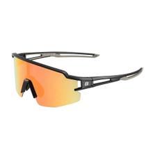 Óculos Preto/Cinza com 1 Lente Polarizado Ciclismo Clip para Grau Óculos Preto/Cinza com 1 Lente Polarizado Ciclismo Clip para Grau