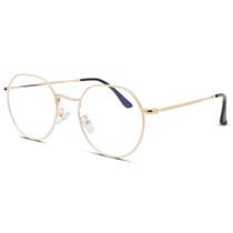 Óculos Pro Acme Fashion, armação redonda de metal, 53 mm, unissex Óculos Pro Acme Fashion, armação redonda de metal, 53 mm, unissex