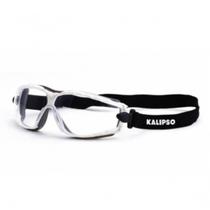Oculos Proteção Aruba Incolor Kalipso Ampla-Visão Elastico Ajustavel