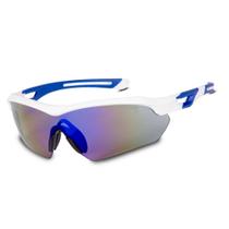 Oculos Proteção Azul Espelhado Ciclismo Corrida Antirrisco C.a 40906 - STEELFLEX