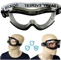 Oculos Proteçao Epi Ca Segurança Ampla Visão antiembaçante anti risco Sobrepor Incolor Cinza - danny vicsa