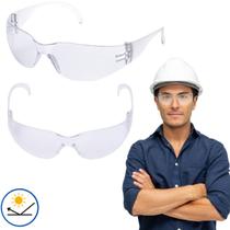 Oculos Proteção Epi Segurança Trabalho Antirrisco Ca Serviço Uv Pedreiro Obra Construção Civil