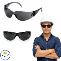 Oculos Proteção Epi Segurança Trabalho Antirrisco Ca Serviço Uv Pedreiro Obra Construção Civil - STEELFLEX