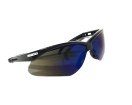 Óculos proteção nemesis preto azul espelhado esportivo balistico paintball esportivo resistente a impacto ciclismo c