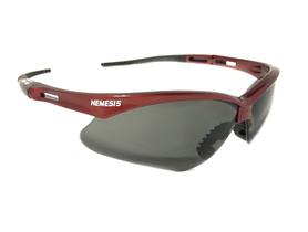 Óculos proteção nemesis vermelho lentes pretas esportivo balístico paintball esportivo resistente a impacto ciclismo