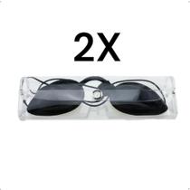 Óculos Proteção Para Procedimentos Á Laser E Luz Pulsada Kit C/2