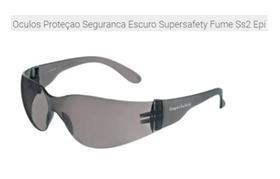 Oculos proteçao seguranca escuro supersafety fume ss2 epi