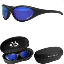 oculos Protecao Uv400 Azul Esportivo Bike + Case lente espelhada presente original qualidade premium acetato vilão oculos Protecao Uv400 Azul Esportivo Bike + Case lente espelhada presente original qualidade premium acetato vilão