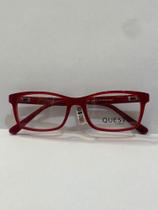 Óculos Quest em acetato vermelho quadrado