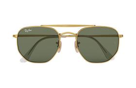 Óculos Ray-Ban 0Rb3648L 54 001 The Marshal Dourado/ Verde 54 Óculos Ray-Ban 0Rb3648L 54 001 The Marshal Dourado/ Verde 54