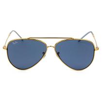 Óculos Ray Ban Aviador Reverse Dourado Rose Azul RBR0101S 92023A 59 mm
