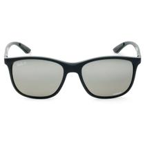 Óculos Ray Ban Chromance RB4330-CH Cinza Fosco Espelhado Polarizado 6017/5J 56mm