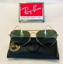 Óculos ray ban rb3026l l2846 62 aviator large metal ii original