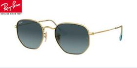 Óculos ray ban RB3548NL 91233M 54 hexagonal flat lenses original