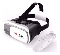 Óculos Realidade Virtual Vr Box Com Controle Suporte Celular - OTEMU
