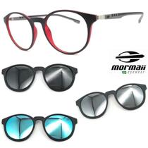 Oculos Redondo Preto Mormaii Swap 2 6071 aft + 3 Clipons cap Oculos Redondo Preto Mormaii Swap 2 6071 aft + 3 Clipons cap