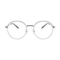 Óculos redondo retrô unissex metal