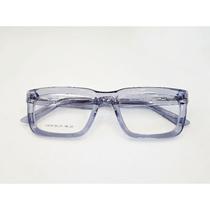 ÓCULOS RETANGULAR SUPER PREMIUM 100% ACETATO PARA GRAU Cor:Azul ÓCULOS RETANGULAR SUPER PREMIUM 100% ACETATO PARA GRAU Cor:Azul