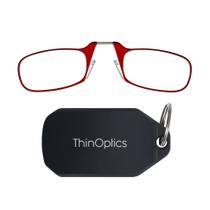 Óculos retangulares para leitores de chaveiros ThinOptics 44 mm +2 Óculos retangulares para leitores de chaveiros ThinOptics 44 mm +2