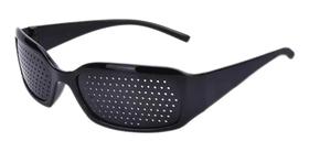 Oculos Reticulado Preto Furadinho Anti-fadiga Pinhole Oculos Reticulado Preto Furadinho Anti-fadiga Pinhole