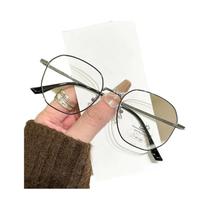 Óculos Retro Anti-luz Azul Para Miopia Femininos E Masculinos, Armação Literária Poligonal MH9034 Óculos Retro Anti-luz Azul Para Miopia Femininos E Masculinos, Armação Literária Poligonal MH9034