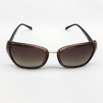 Óculos Retro Redondo De Sol Marrom Proteção UV Feminino Premium Luxo JHV 154